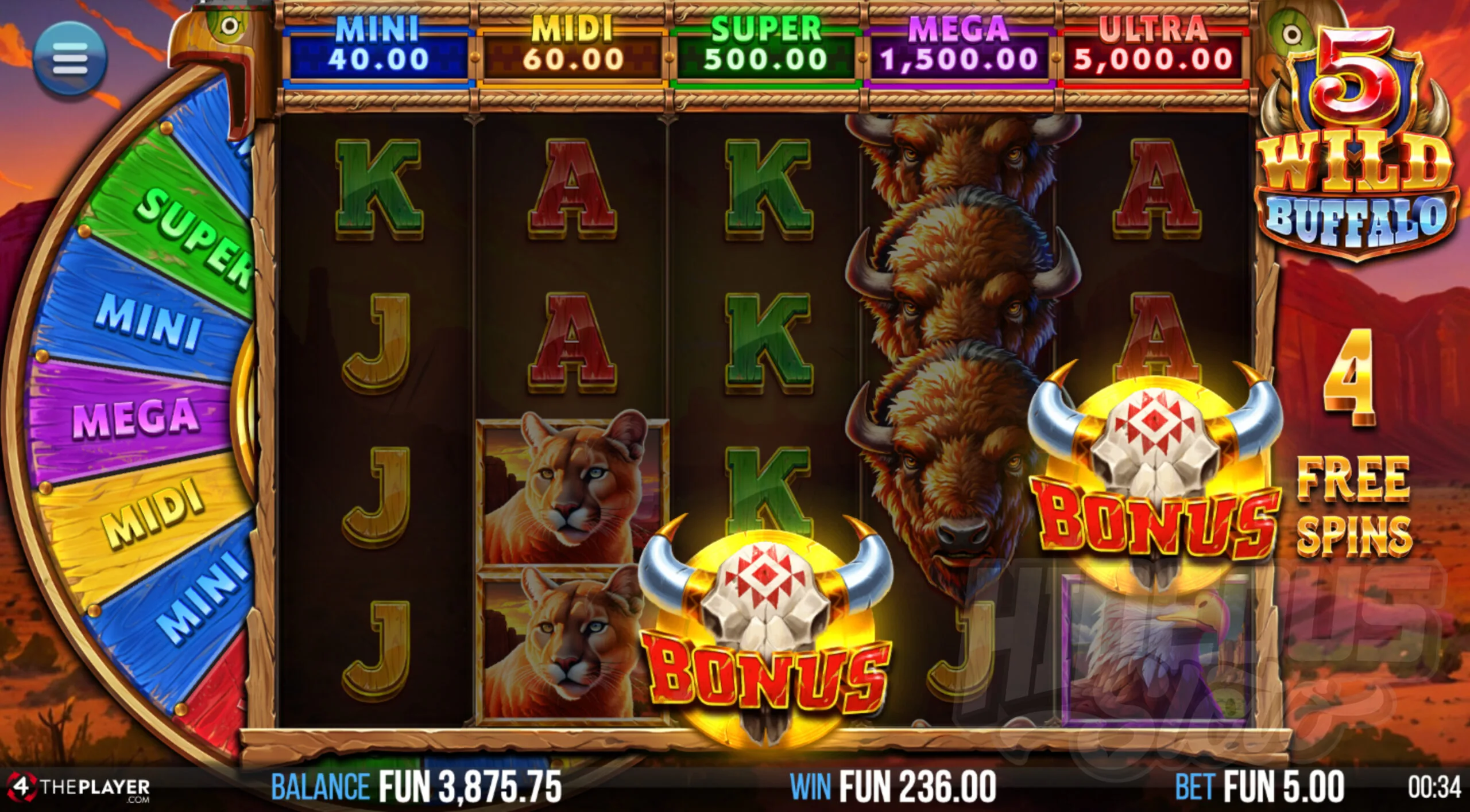 5 Wild Buffalo Slot Review pic 16